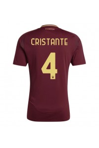 AS Roma Bryan Cristante #4 Voetbaltruitje Thuis tenue 2024-25 Korte Mouw